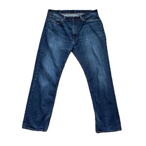 Levis 505 Jeans Men's 38 X 32 Medium Wash Denim Straight Leg Classic Country